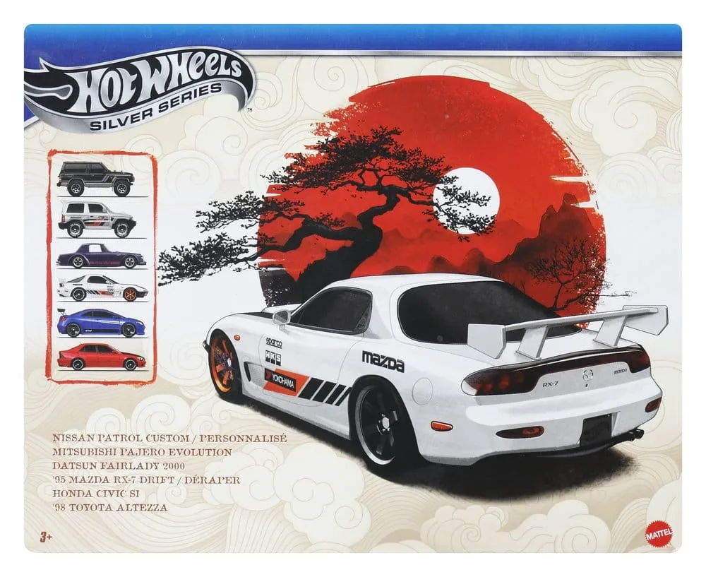 Hot Wheels Die-Cast Cars – Streets of Japan Six-Pack 1:64 6