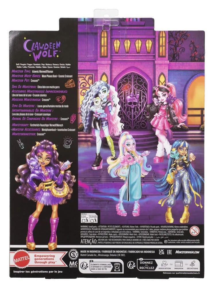 Monster High Doll – Clawdeen Wolf with Crescent 2