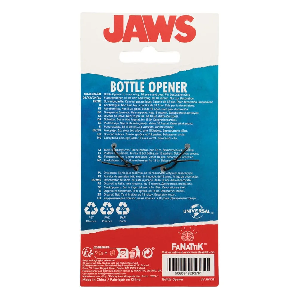 Jaws flesopener – Haai 50-jarig jubileum 8,7 x 7 cm 3