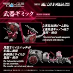 Zoids Model Kit – RMZ-019 Hell Cat and Molga Zenebus 1/100 7