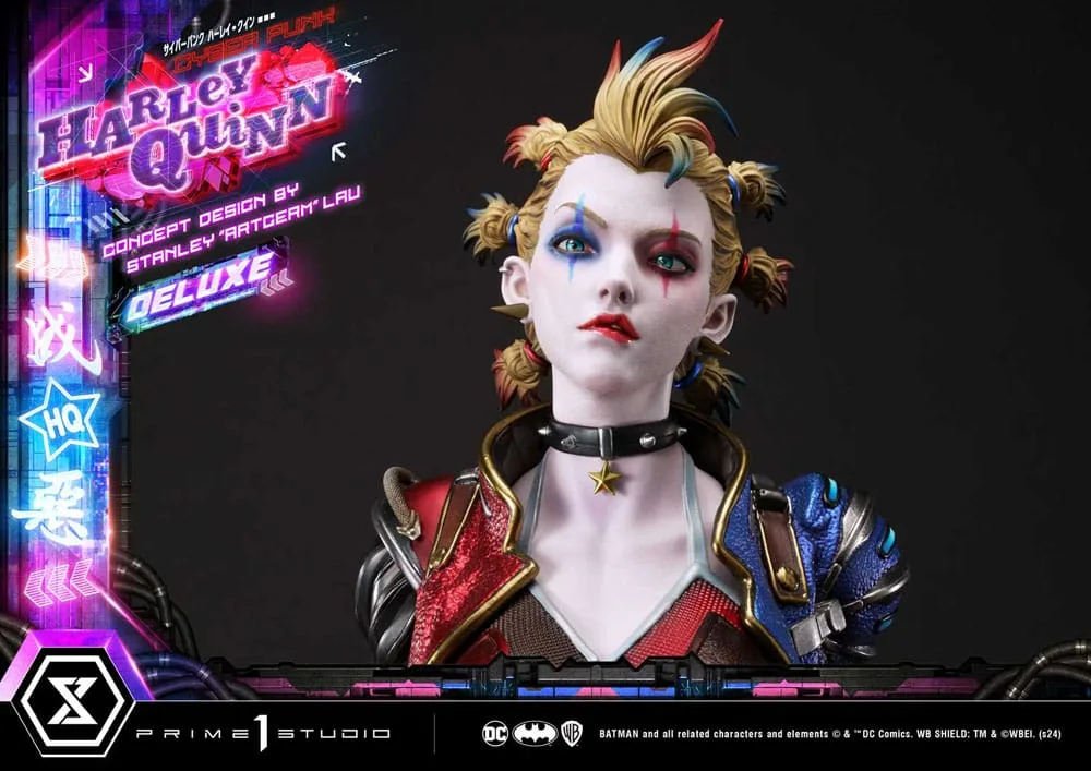 Batman Statue – Cyberpunk Harley Quinn Deluxe Bonus 60 cm 17