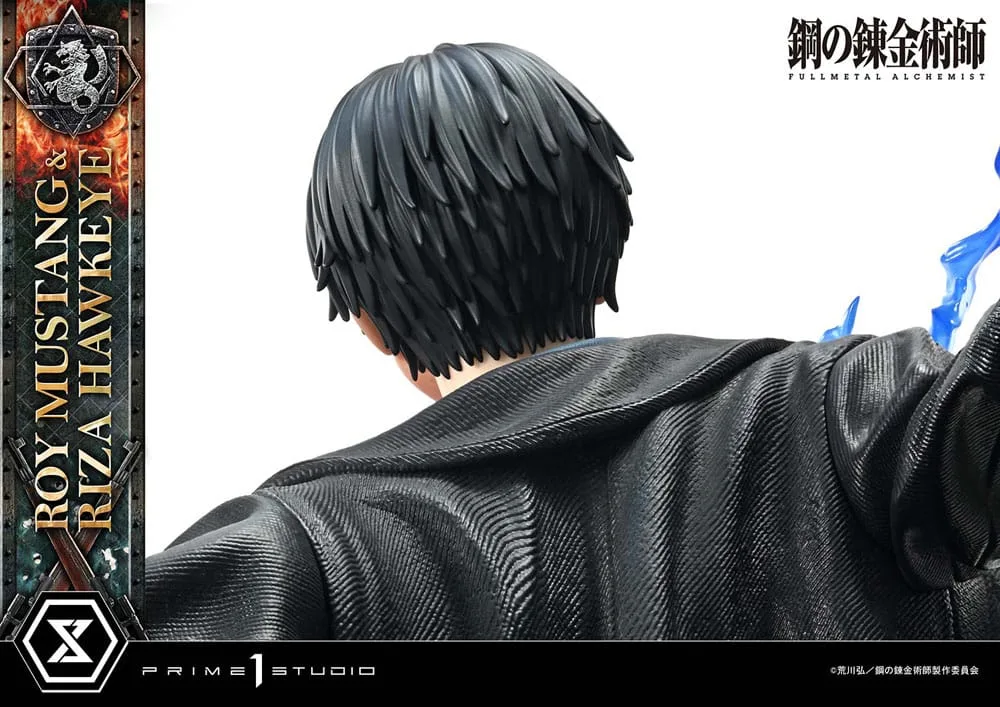 Fullmetal Alchemist Statue – Roy Mustang & Riza Hawkeye 50 cm 16