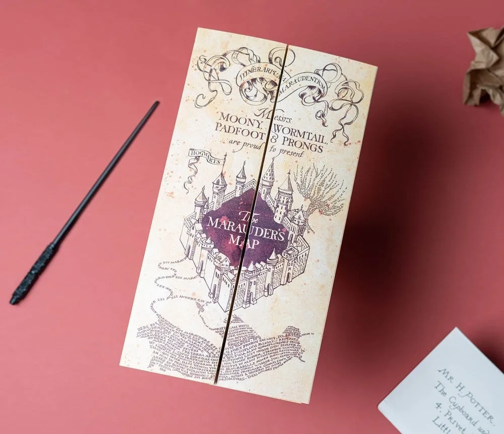 Harry Potter Replica – Marauder’s Map 185 x 39.5 cm Unfolded 4