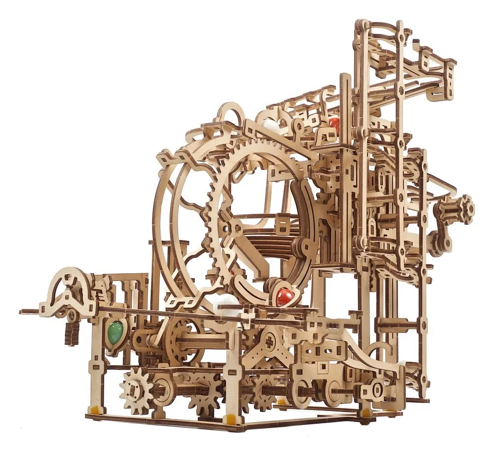 Ugears Wooden Model Kit – Marble Run Stepped Hoist 16