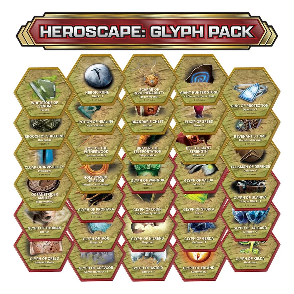 Heroscape Expansion – Glyph Pack English Edition 2