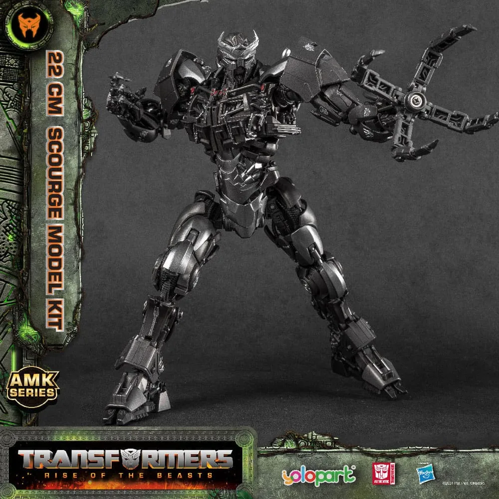 Transformers Rise of the Beasts Model Kit – AMK Scourge 22 cm 4