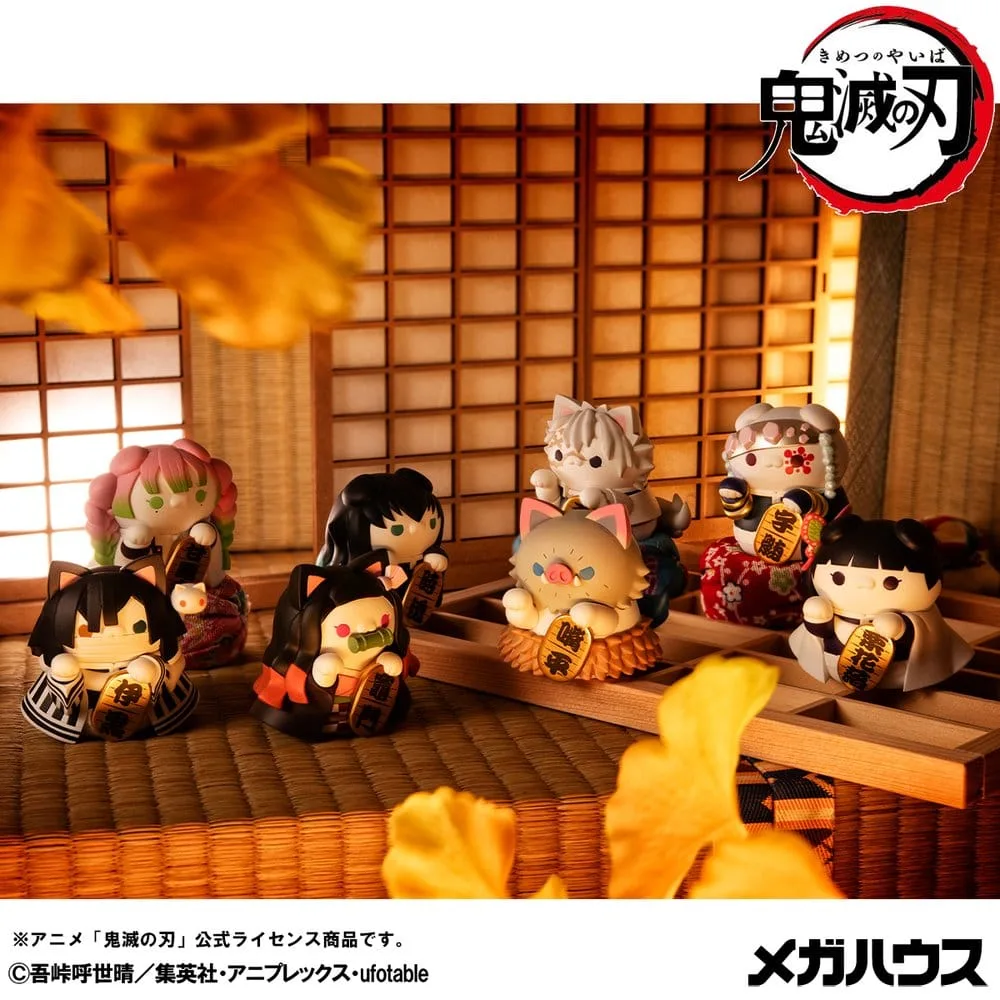 Demon Slayer Minifigures – Fortune Cats Ver. 02 Display of 8 6 cm 12