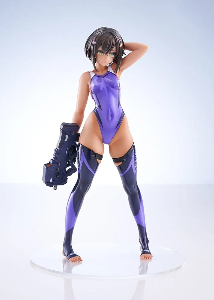 Arms Note Sammelfigur – Buchou-chan Purple Swimsuit 22 cm 13