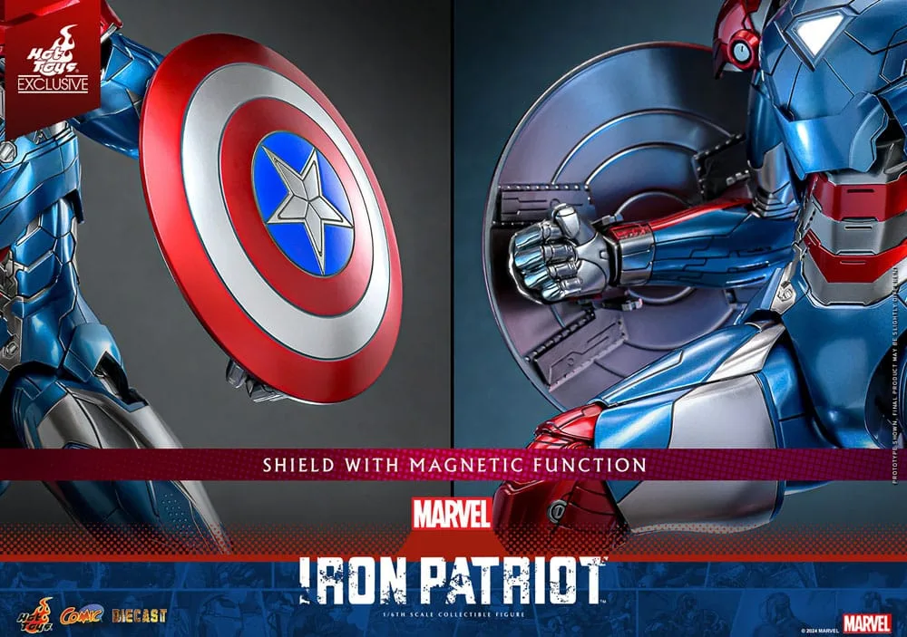 Marvel Action Figure – Iron Patriot Hot Toys Exclusive 1/6 32 cm 18
