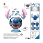 Lilo & Stitch 3D Puzzle – Ball with Ears 77 Pieces 13 cm 2