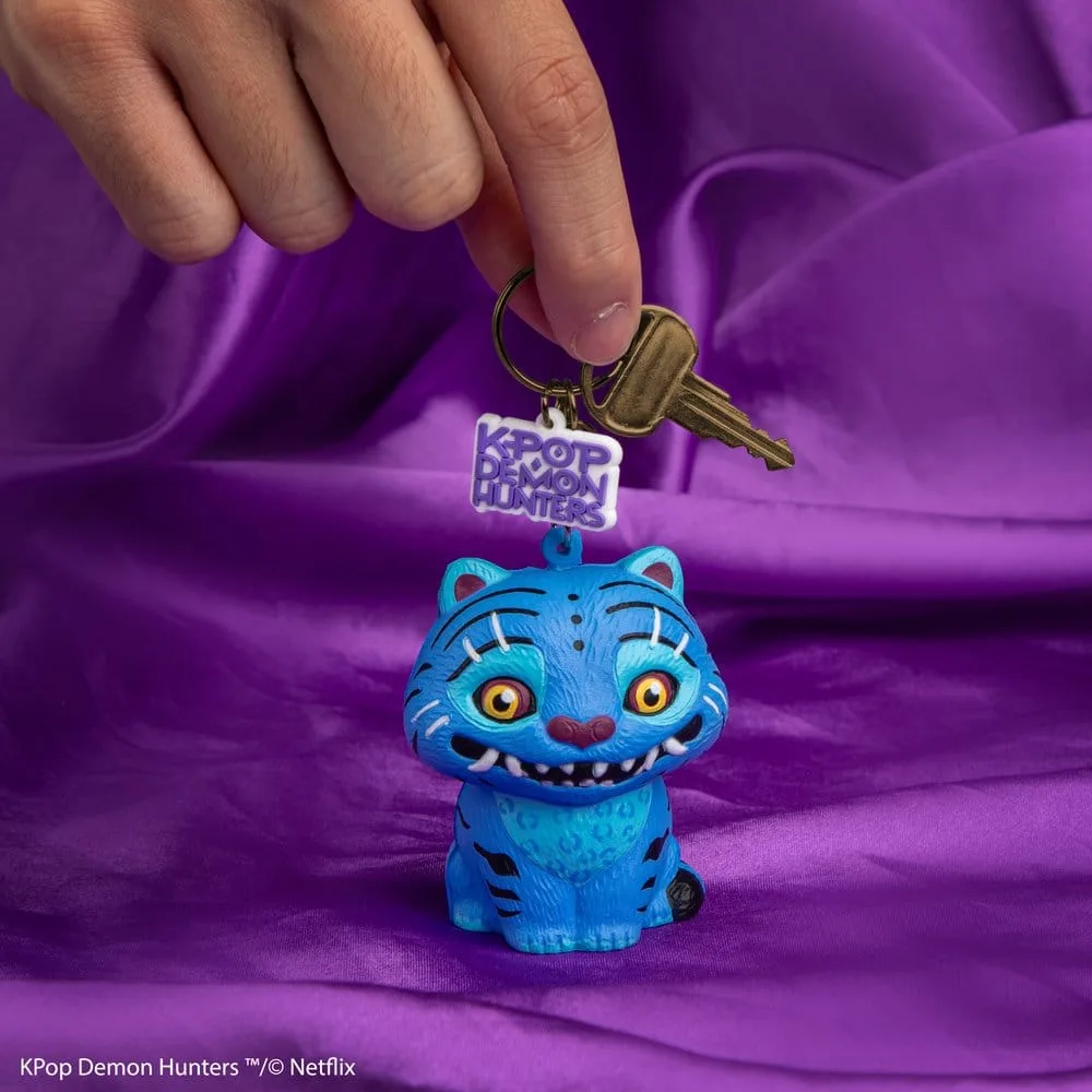 KPop Demon Hunters Squishy Keychain – Derpy Tiger 2