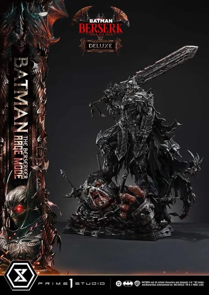 DC Comics Statue – Batman Berserker Rage Mode Deluxe 1/4 93 cm 20
