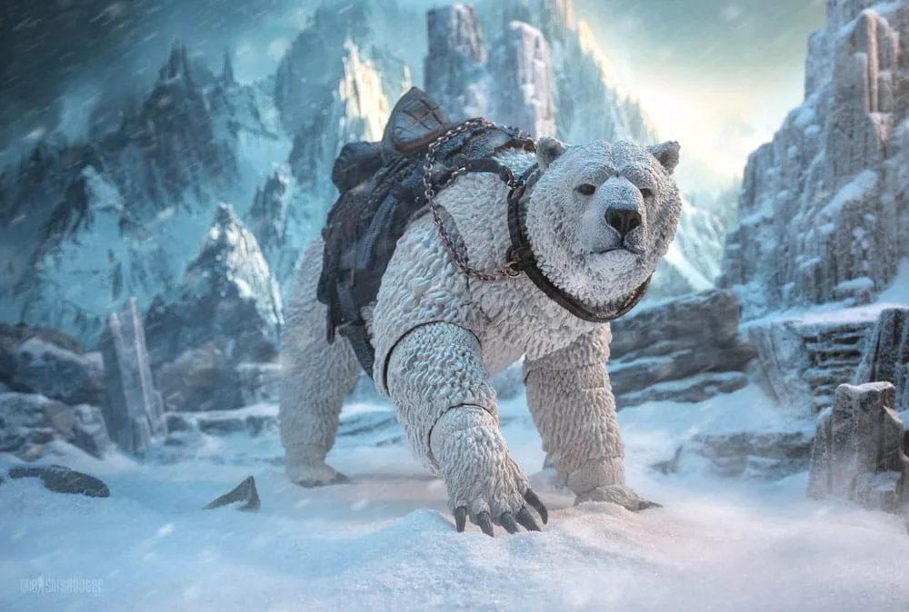 Mythic Legions Action Figure – Isbjorn Polar Bear Mount 4