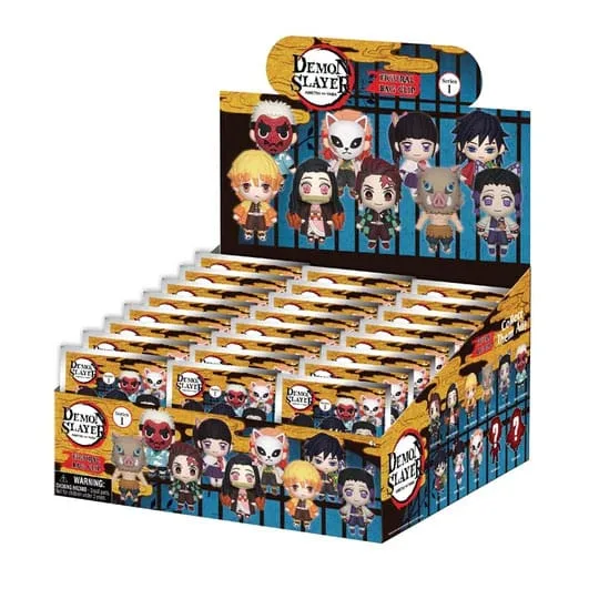 Demon Slayer 3D Bag Clips – 24 Blind Bag Display