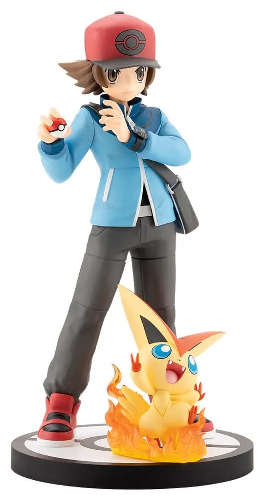Pokémon ARTFX J Figure – Hilbert with Victini 1/8 Scale 20 cm 1