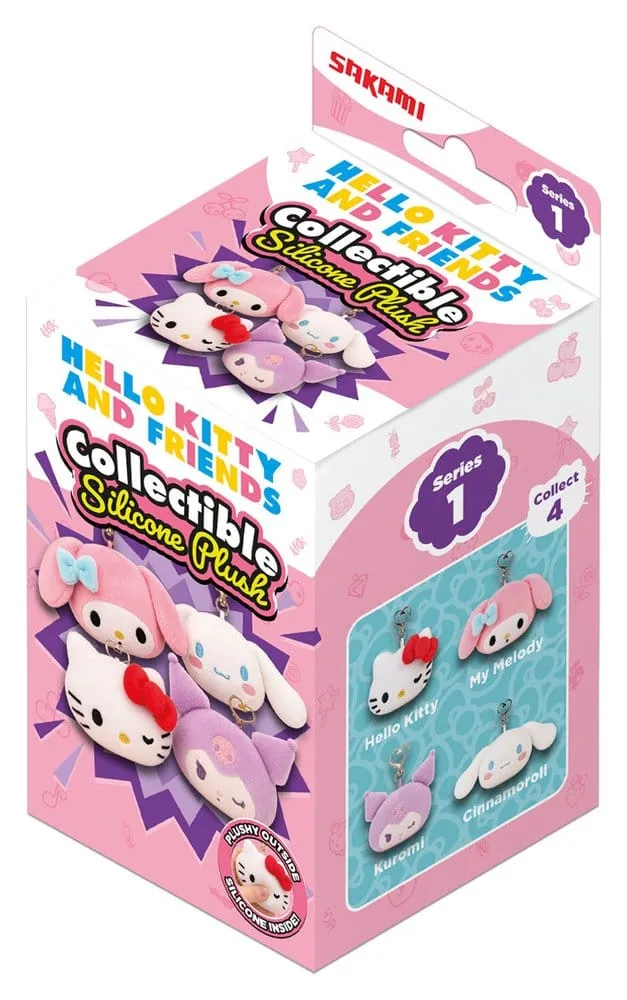 Sanrio Plush Figure Display – 8 Silicone Blind Boxes