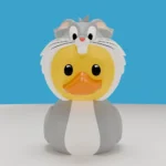 Looney Tunes Sammelfigur – Tubbz Mini Bugs Bunny 5 cm 3