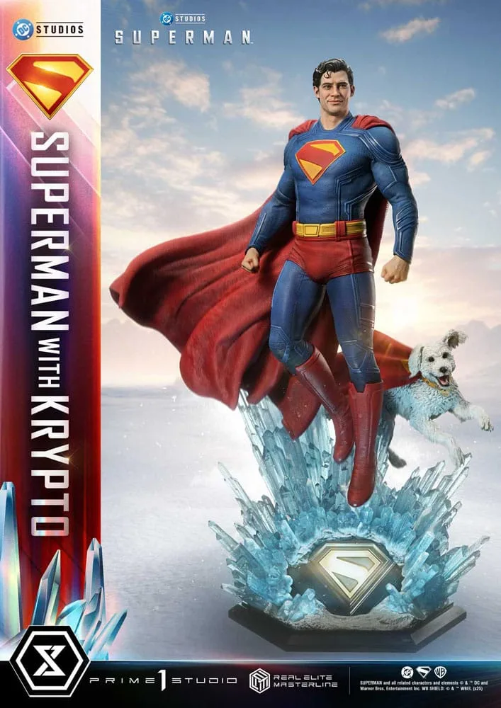 Superman 2025 Statue – With Krypto 1/3 Scale 95 cm 7