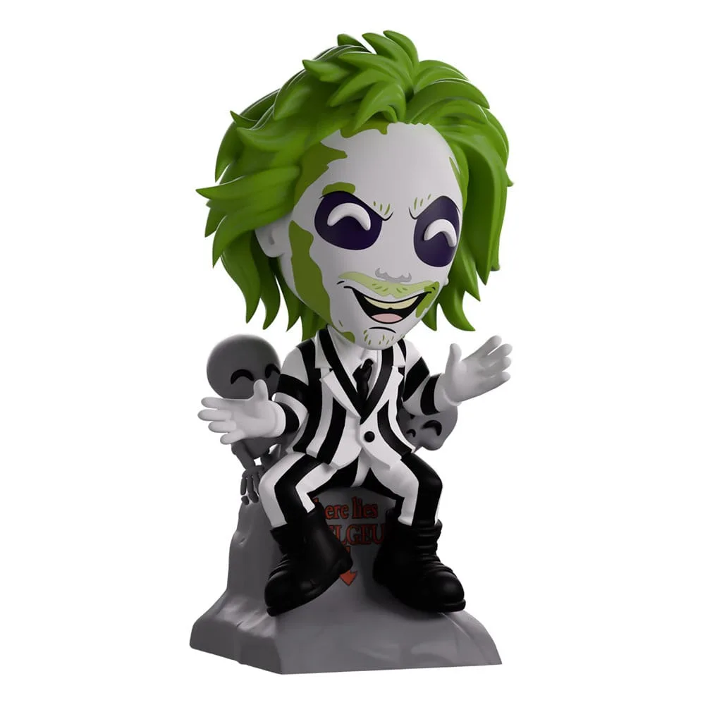 Beetlejuice Vinylfigur – Youtooz auf Grabstein 12 cm 2