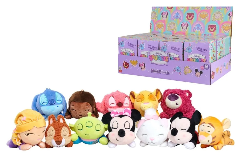 Disney Plush Figures – Snuglets Blind Box Display of 12 2