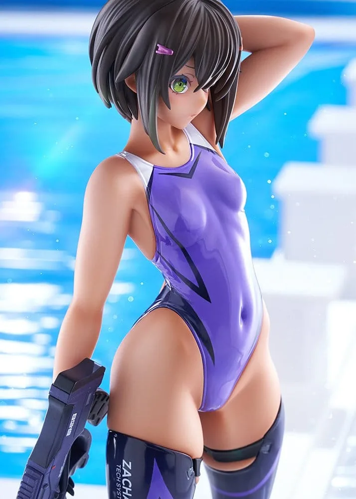 Arms Note Sammelfigur – Buchou-chan Purple Swimsuit 22 cm 11