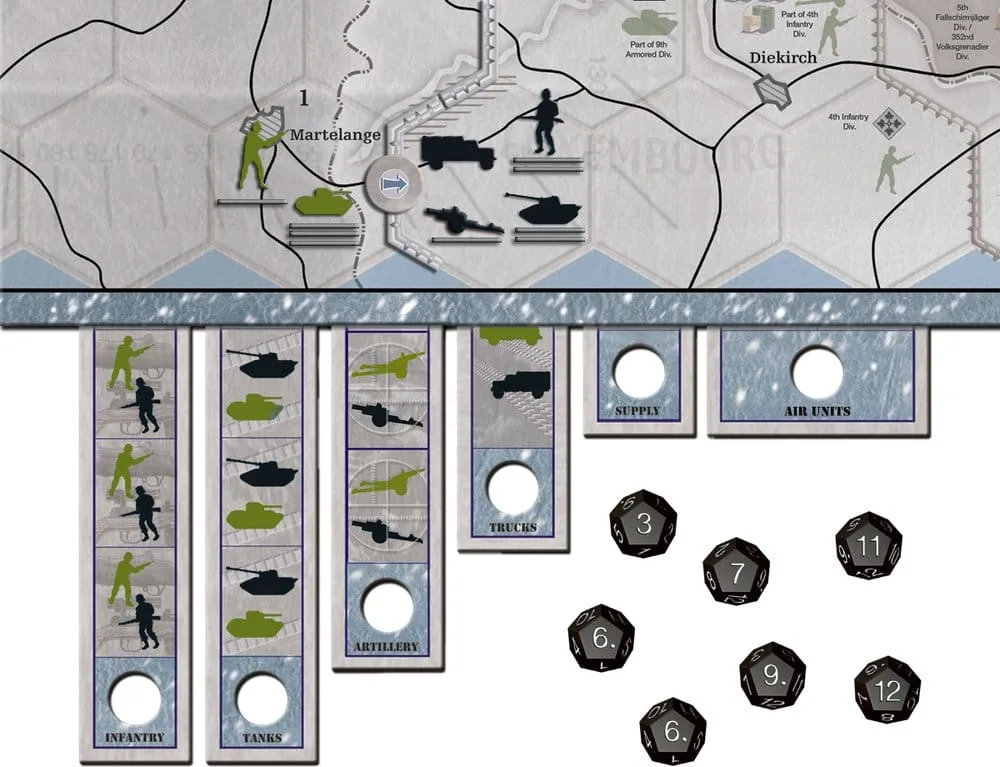 Axis & Allies Brettspiel – Battle of the Bulge Englisch 4