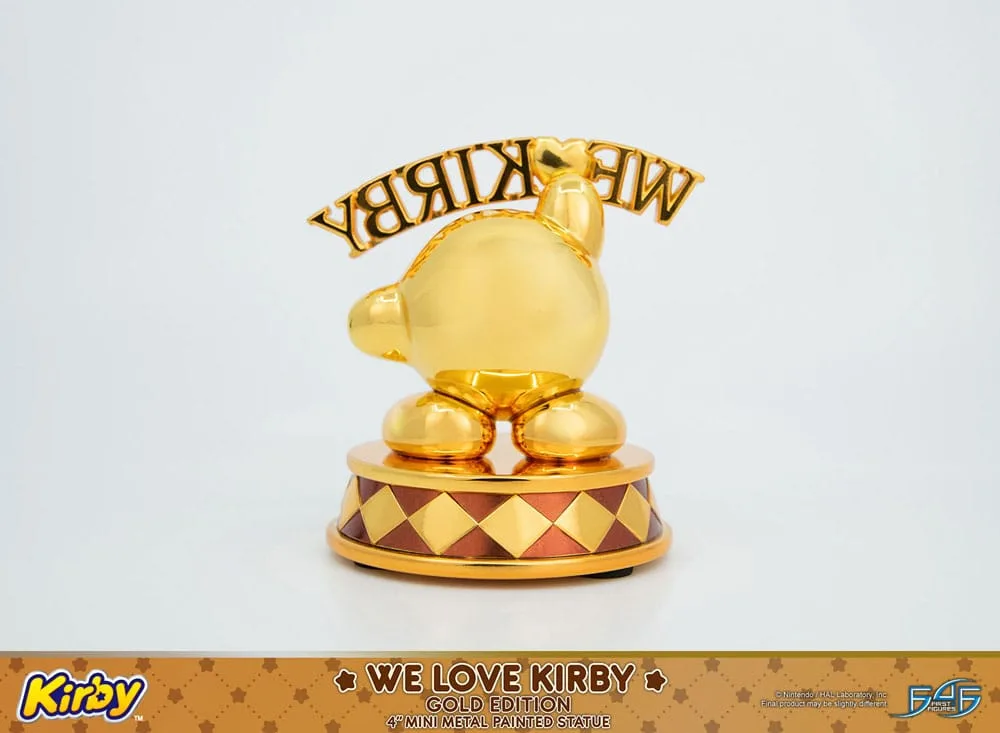Kirby Die-Cast Statue – We Love Gold Edition 10 cm 8