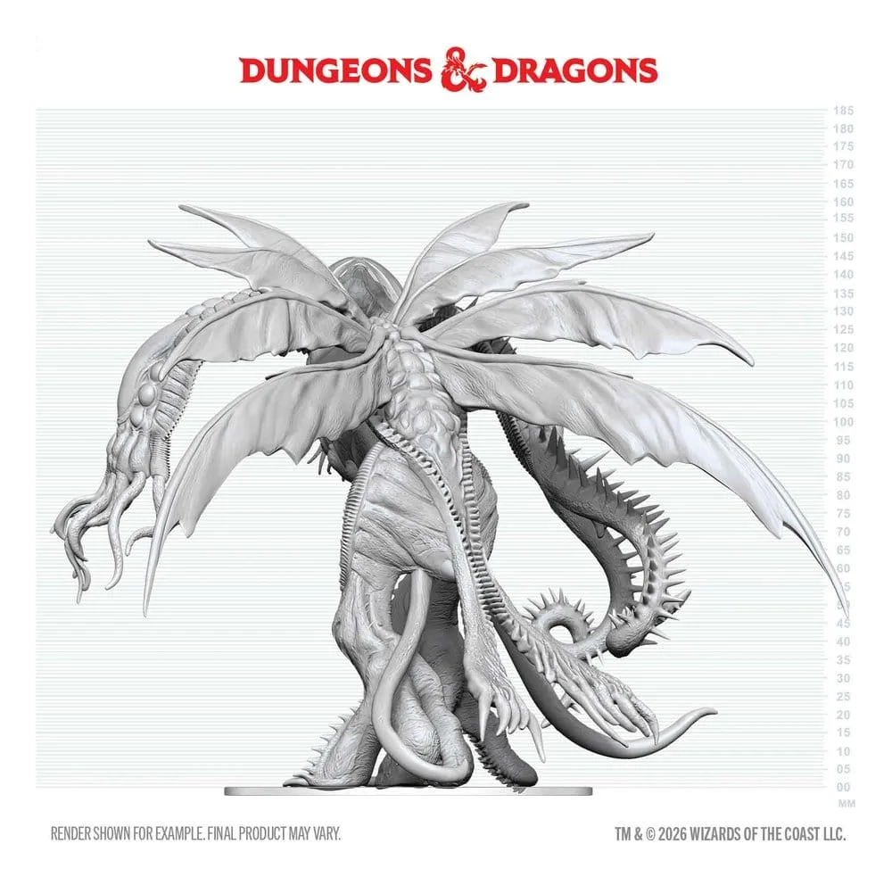 Dungeons & Dragons Miniature – Unpainted Cthulhu 20 cm 2
