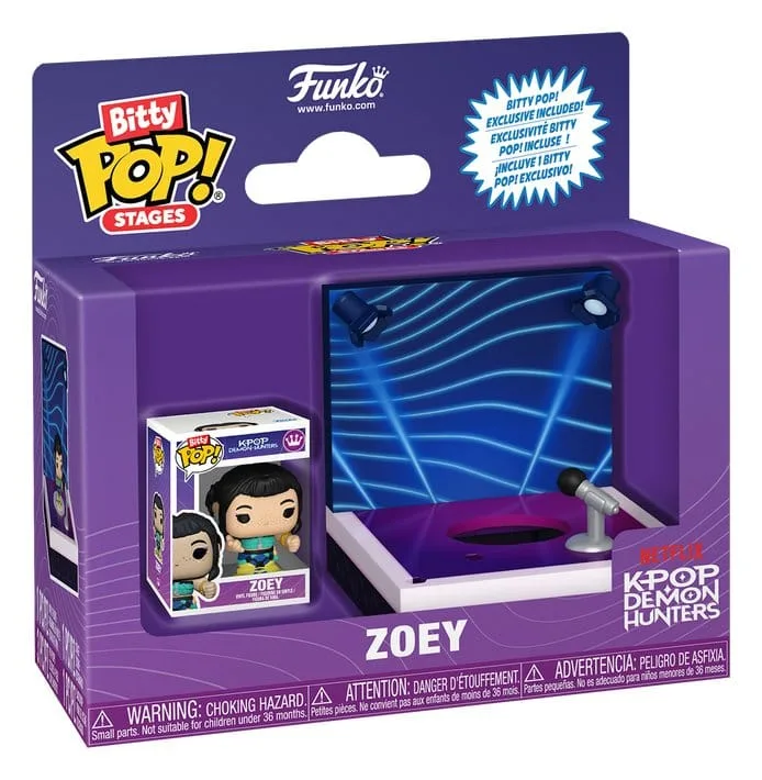 KPop Demon Hunters Vinyl Figure – Bitty Pop Stages Zoey 2.5 cm 5