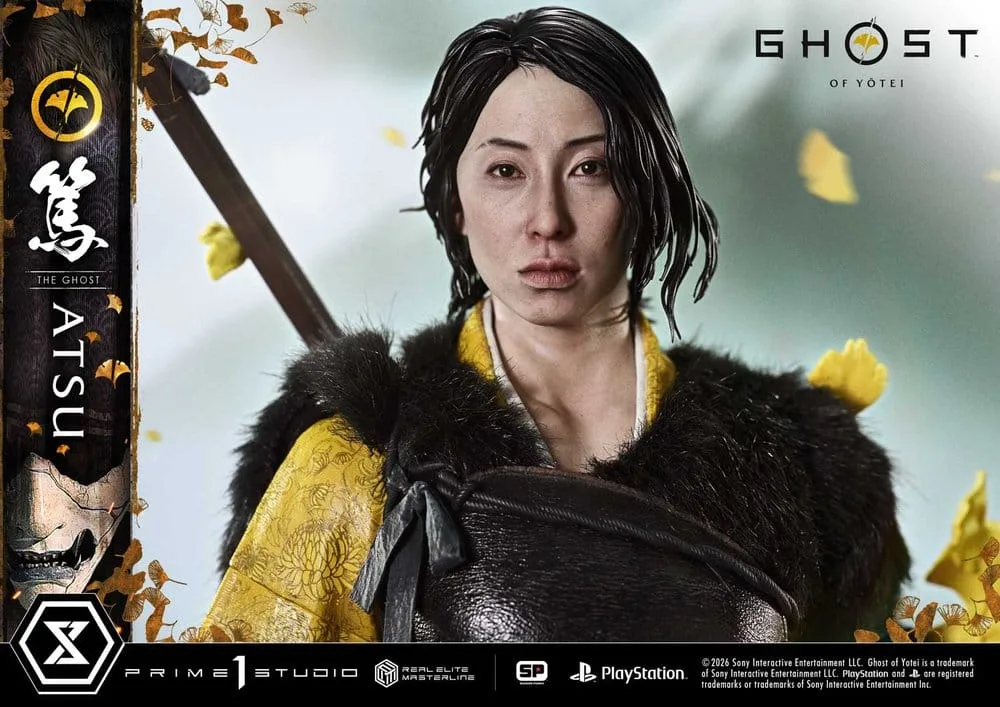 Ghost of Yotei Statue – Real Elite Masterline Atsu 59 cm 6