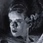 Bride of Frankenstein Kunstdruk – Chris Valentine 41 x 31 cm 3