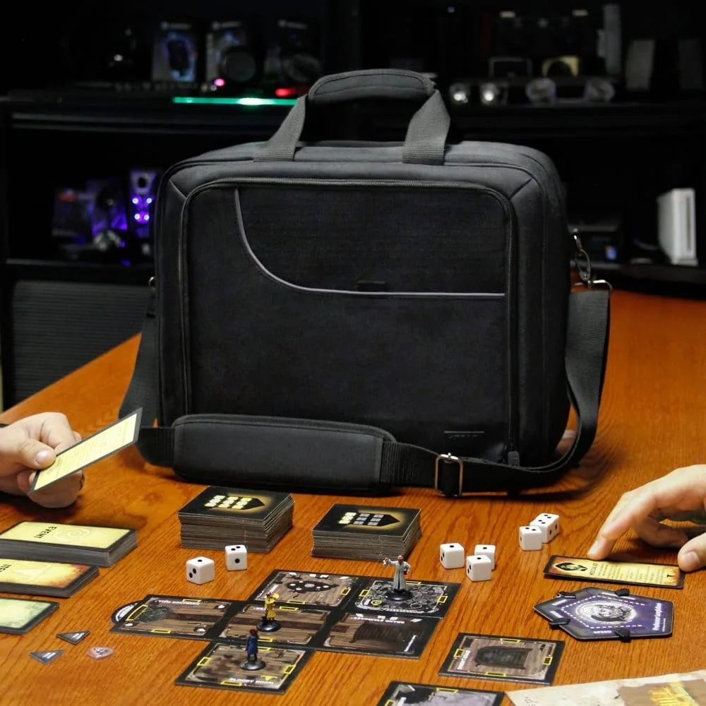 Tabletop Board Game Shoulder Bag – USA Gear Black 3
