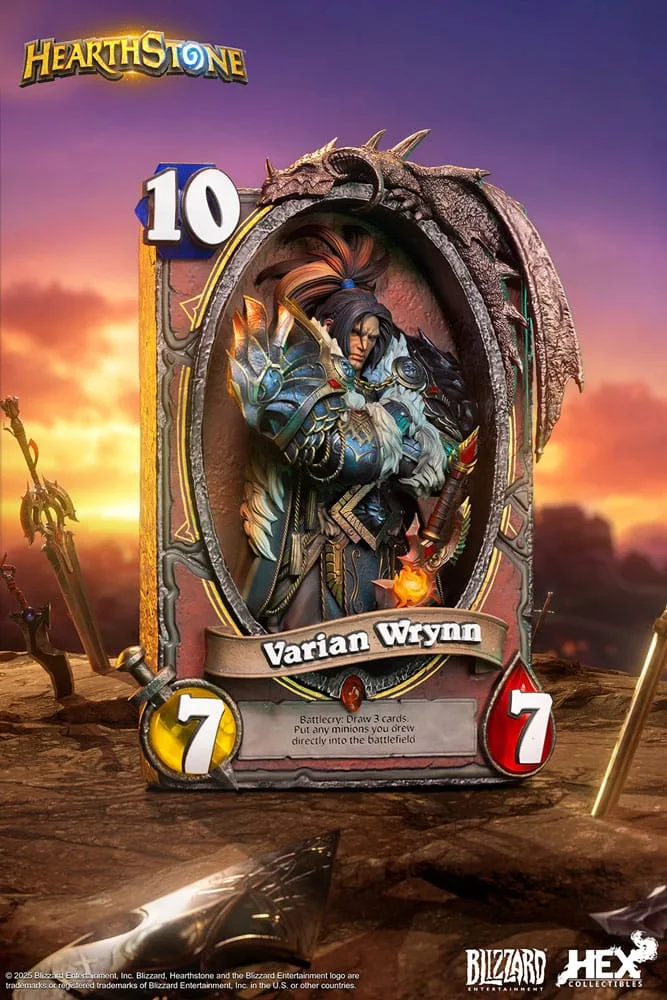 Hearthstone 3D Art Frame Statue – Varian Wrynn 31 cm 13