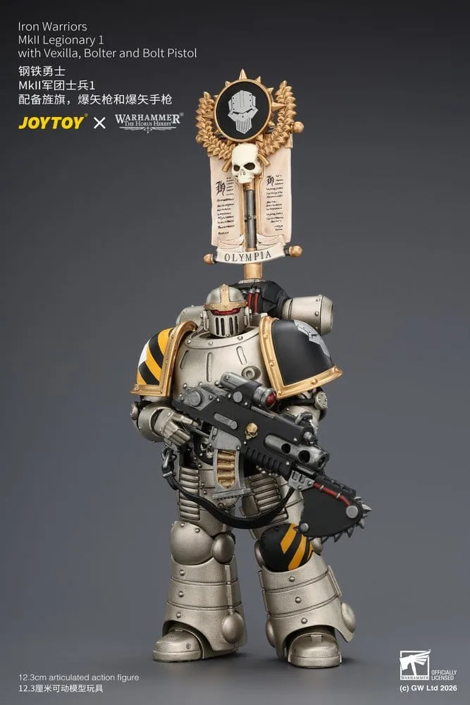 Warhammer Action Figure – Iron Warriors MkII Legionary 1 12.3 cm 12