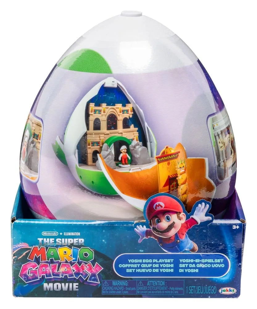 The Super Mario Galaxy Movie Spielset – Yoshi-Ei mit 2 Figuren 8