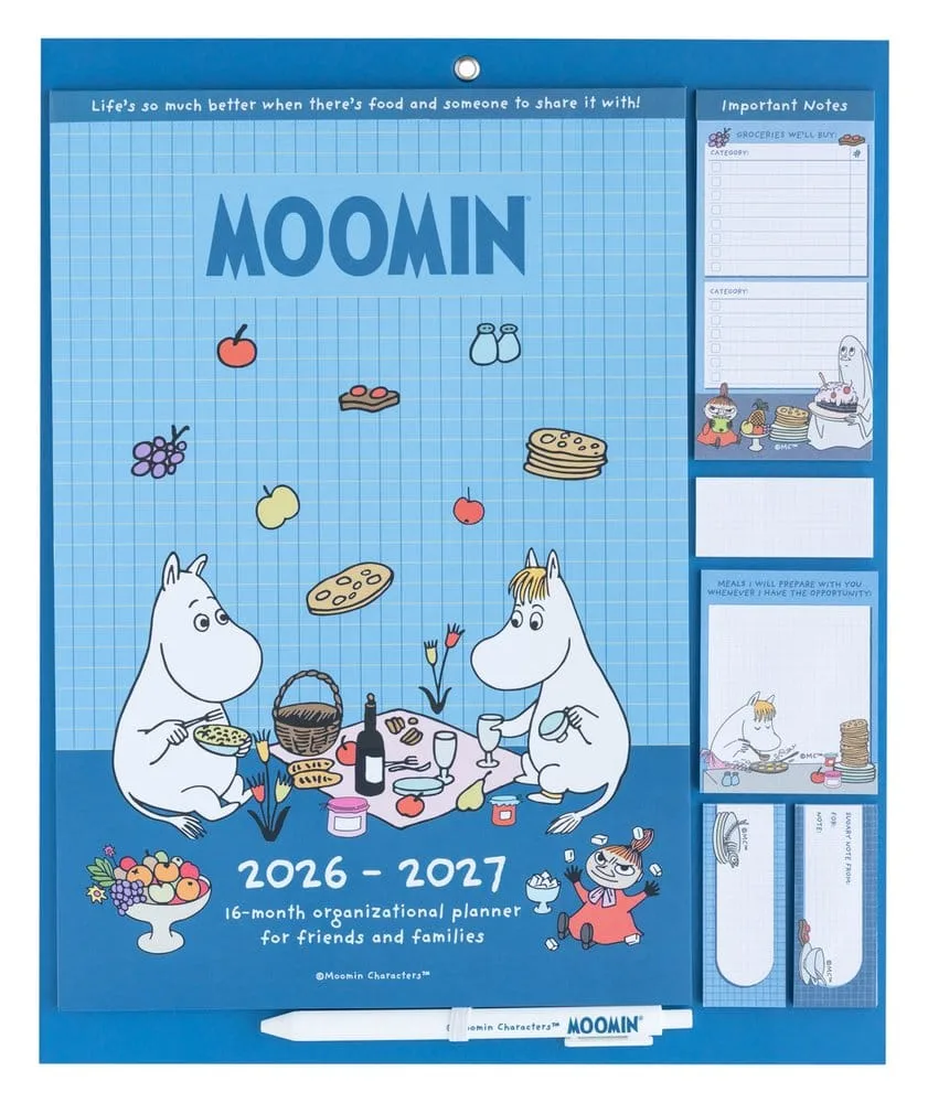 Moomin Magnetic Planner – 2026/27 30 x 35 cm