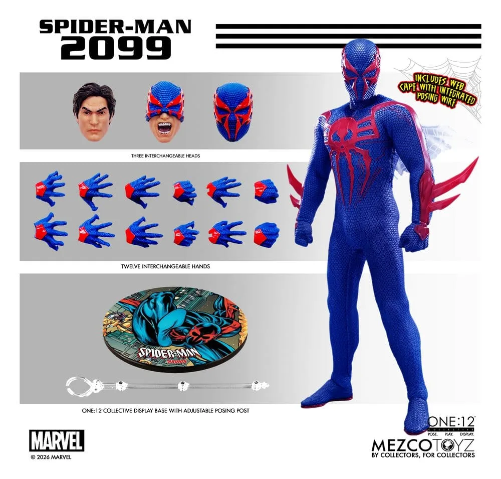 Marvel Action Figure – Spider-Man 2099 One:12 Collective 17 cm 11