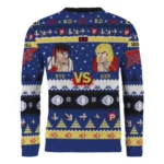 Street Fighter Christmas Sweater – Ryu and Ken Size L 2