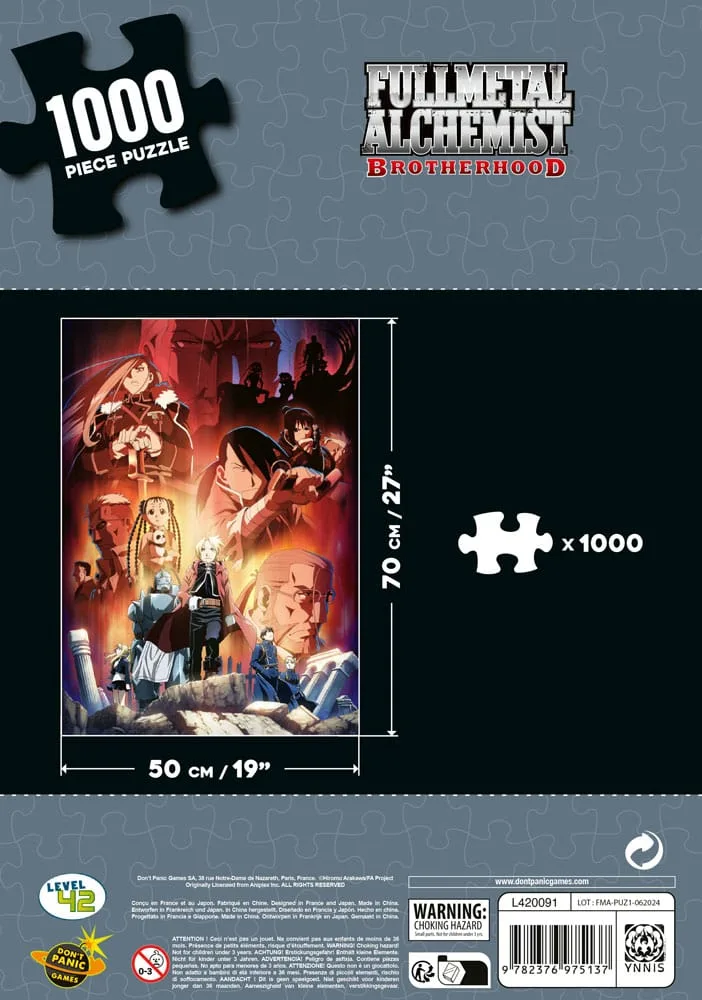 Fullmetal Alchemist Brotherhood Puzzle – Characters 68 x 49 cm 2