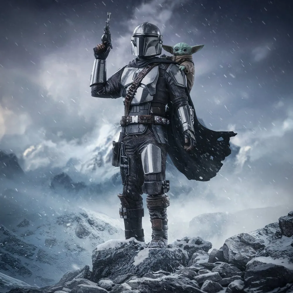 Star Wars Art Scale Statue – The Mandalorian and Grogu 1/10 25 cm 7