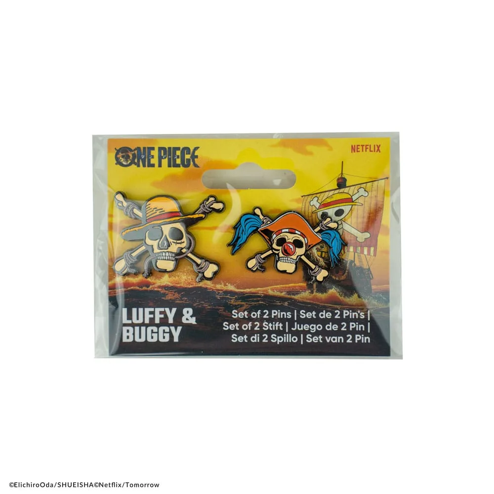 One Piece Pins – Luffy and Buggy 2-Pack 3