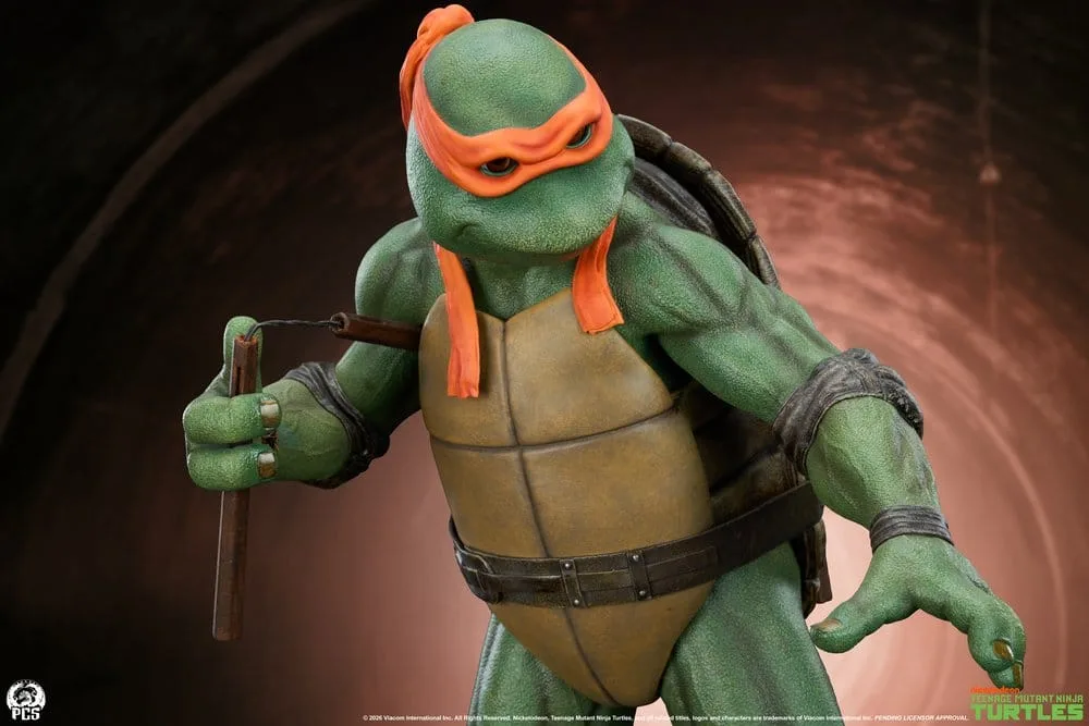 TMNT Statue – Michelangelo 1990 Movie 1/2 84 cm 4