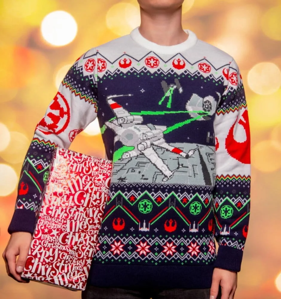 Star Wars Christmas Sweater – X-Wing vs TIE Fighter 2