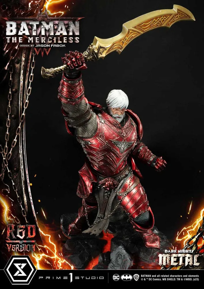 Dark Nights Metal Statue – The Merciless Red Version 111 cm 13