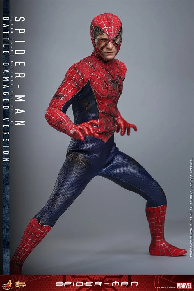 Spider-Man Action Figure – Battle Damaged 1/6 Scale 30 cm 4