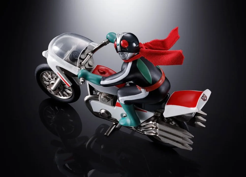 Kamen Rider Metallmodell – Modified Cyclone mit Rider No. 2 9 cm 6
