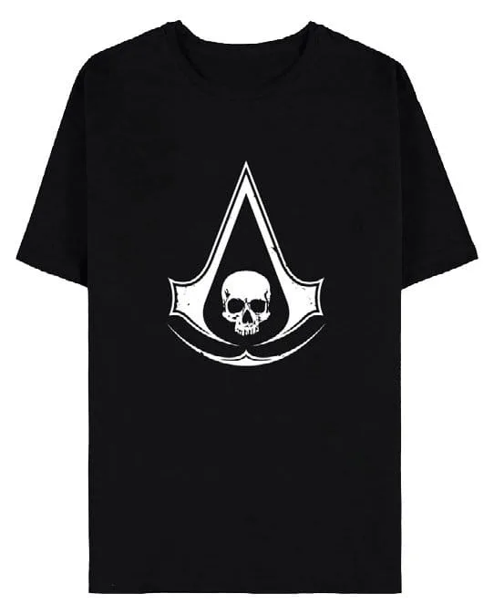 Assassin’s Creed T-Shirt – Black Flag Resynched Skull Size L