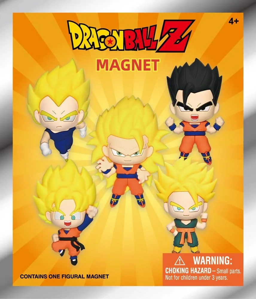 Dragon Ball Z Foam Magnets – Series 1 Display of 12 Blind Bags 2