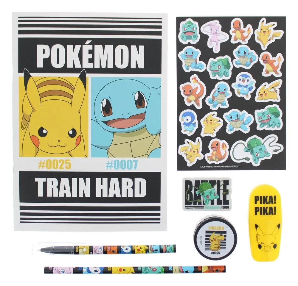 Pokémon Stationery Set – 7 Pieces