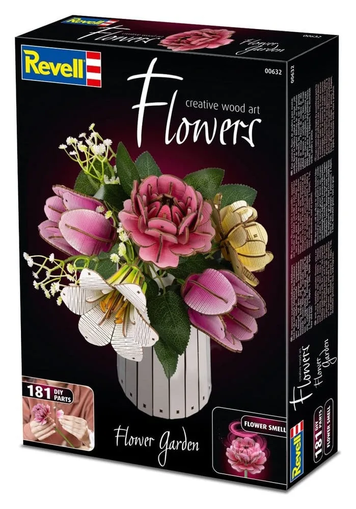 Revell Wooden Flower Kit – Flower Garden 22 cm 6
